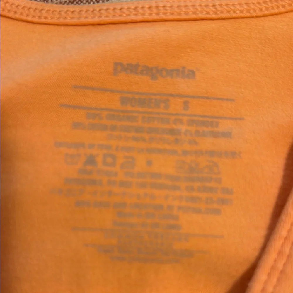 Patagonia Casual Orange and Red Sleeveless Dress size small - Picture 3 of 6